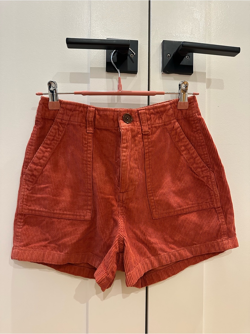 Women’s Rust Corduroy Shorts